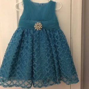 Turquoise elegant dress