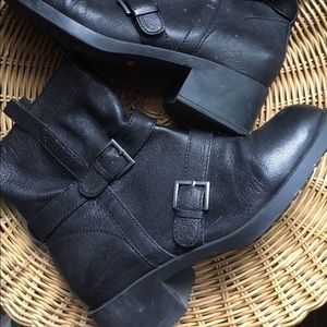 Women's Cole Haan Leather Buckled Ankle Boots US 8