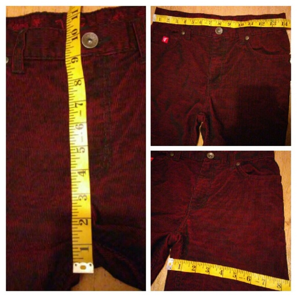 Vans Corduroy jeans in burgundy BoxQ - Picture 3 of 7