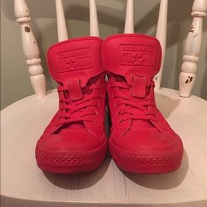 Red High Top Converse