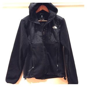 The North Face Black Zip-Up Fleece Hoodie Small