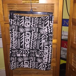 Tribal print skirt