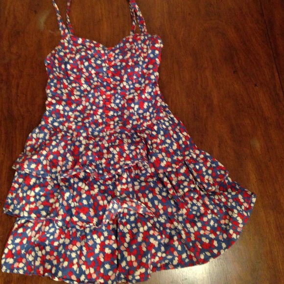 I am selling a red white and blue dress.