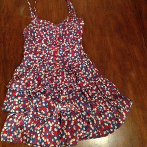 I am selling a red white and blue dress.