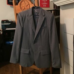 Grey and Blue Blazer