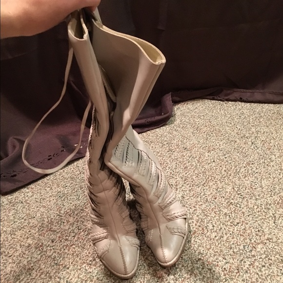 Tan leather Thakoon boots - Picture 3 of 4