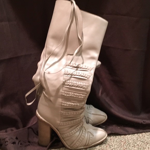 Tan leather Thakoon boots - Picture 4 of 4