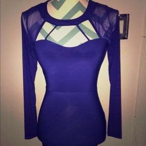 FINAL OFFER❌Foreign Exchange blue caged bodycon