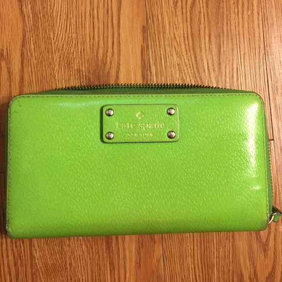 Apple Green Wellesley Neda Wallet from Kate Spade
