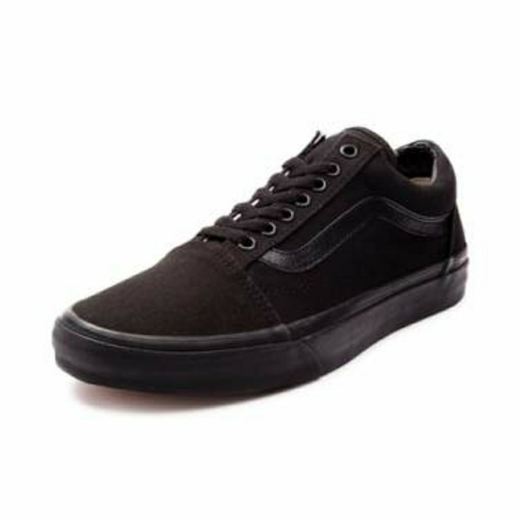 vans old skool all black womens