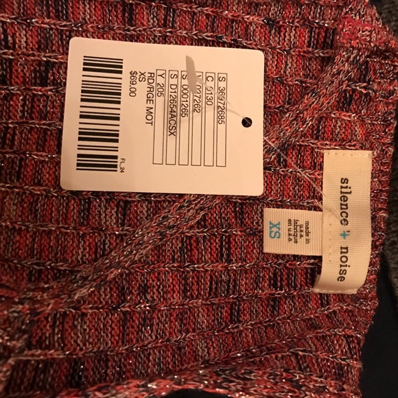 Silence + Noise high neck sparkly dress in pink - Picture 2 of 2