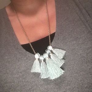 Cute long tassel necklace