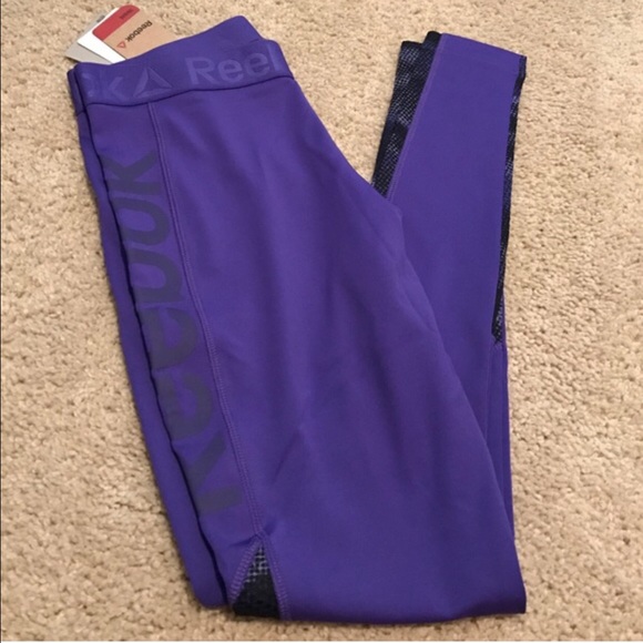 Purple Reebok leggings - Picture 2 of 2