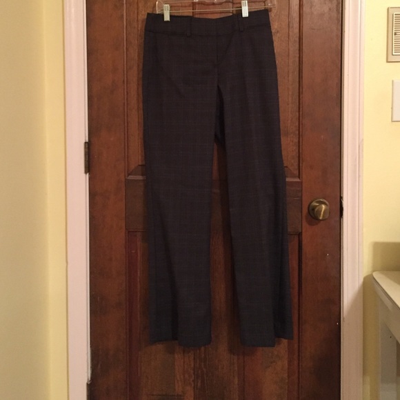 Plaid work slacks