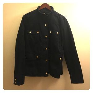 J.Crew Navy Relaxed Boyfriend Field Jacket