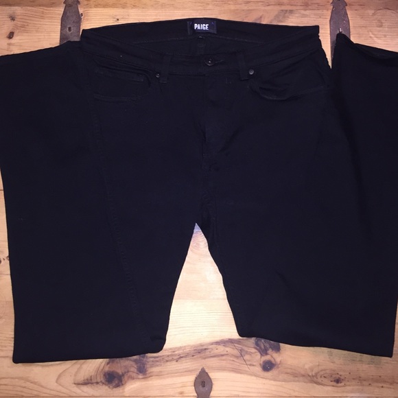 Men's Paige Black Skinny Jeans