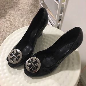 Tory Burch open toe Wedge