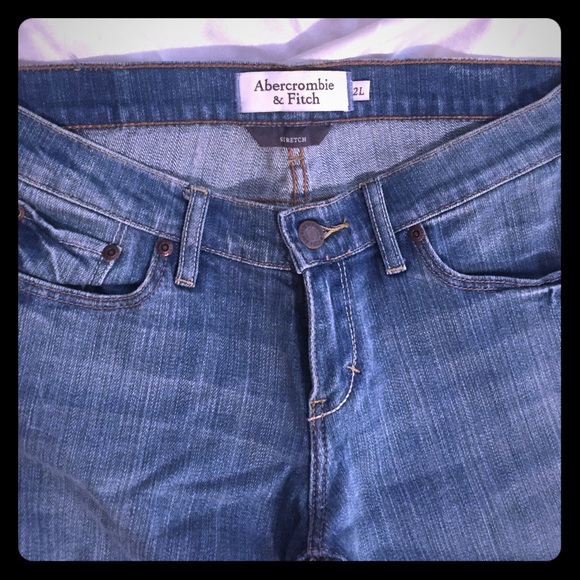 Abercrombie & Fitch light wash boot cut jeans