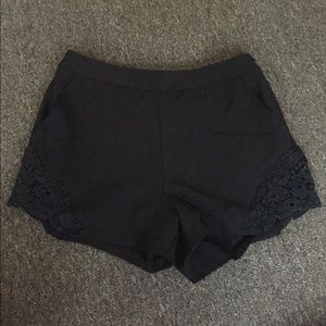 Laced shorts fashion nova