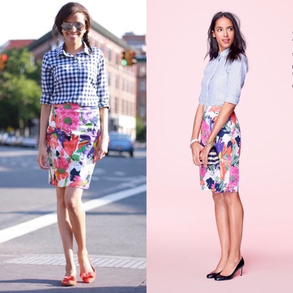 J. Crew Dresses & Skirts - ❌SOLD!❌J.Crew/No 2 pencil skirt in garden floral