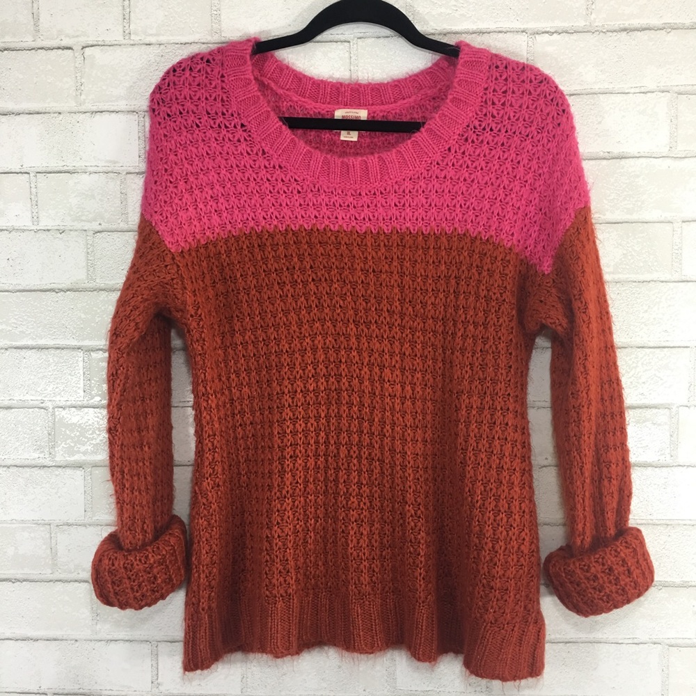 MOSSIMO Chucky Color Block Knit Sweater