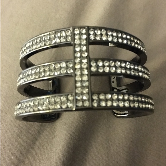 Banana republic rhinestone and metal cuff!!