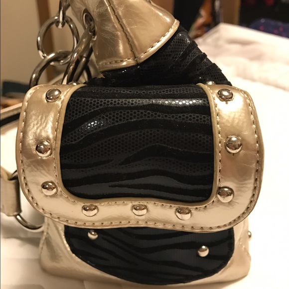 Black and gold purse - Picture 2 of 3