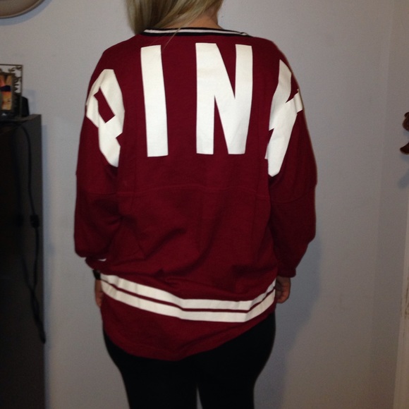 Victoria's Secret PINK crew neck hoodie size med.