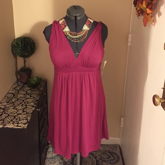Essential magenta dress