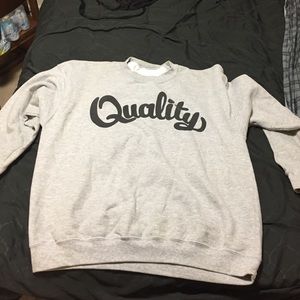 Grey crew neck