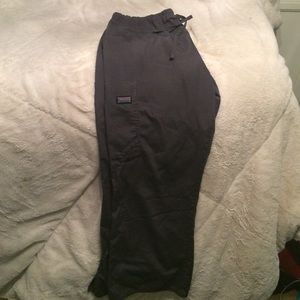 Gray scrub pants