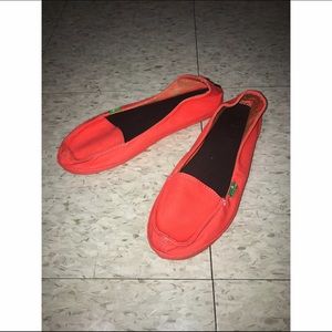 Orange Sanuk Flats