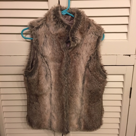 Vintage Havana Faux Fur Vest