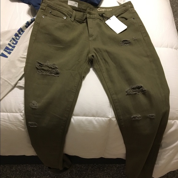 Gap girlfriend jeans.