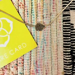Kendra Scott iridescent druzy necklace