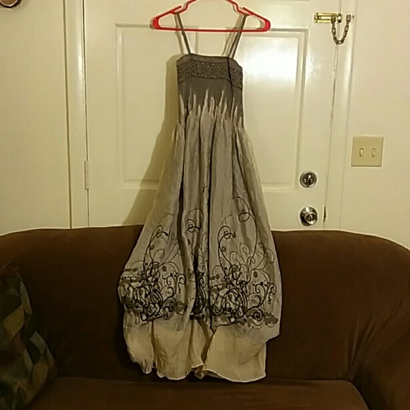 Lapis OS convertible maxi dress/skirt - Picture 3 of 4