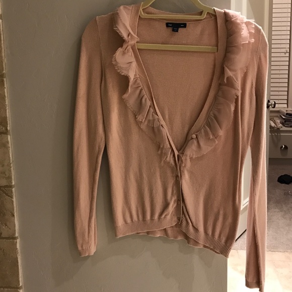 Gap size small pink cardigan