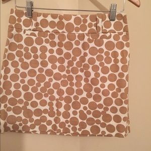 SALE JCREW tan mini skirt! Beautiful condition!