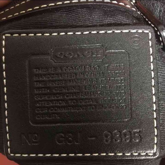 Vintage Coach Tweed Bag - Picture 3 of 4