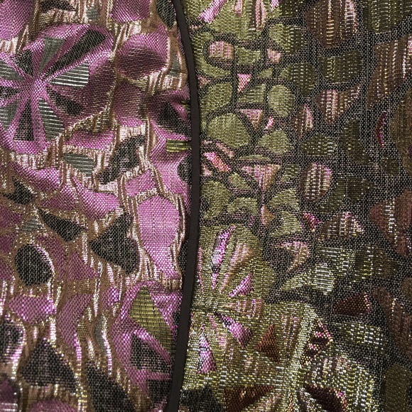 ASOS Galatic Silver Metallic Racer Dress Prom - Picture 3 of 4