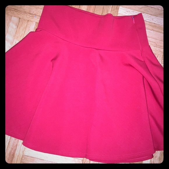 Cherry Red Skirt