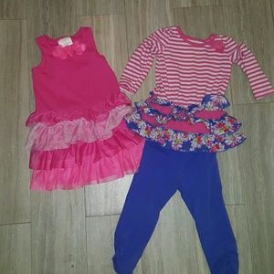Toddler girls 2t Boutique outfits