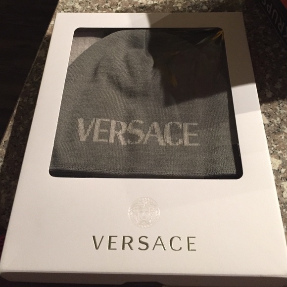 Versace hat and scarf bought from Versace store