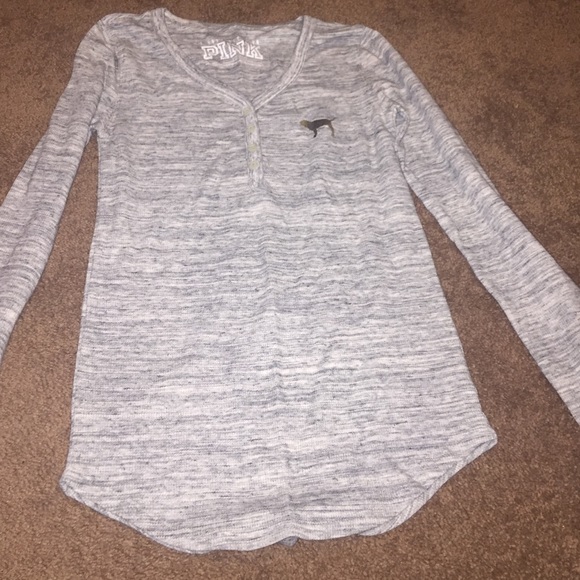 Victoria Secret thermal PJ shirt