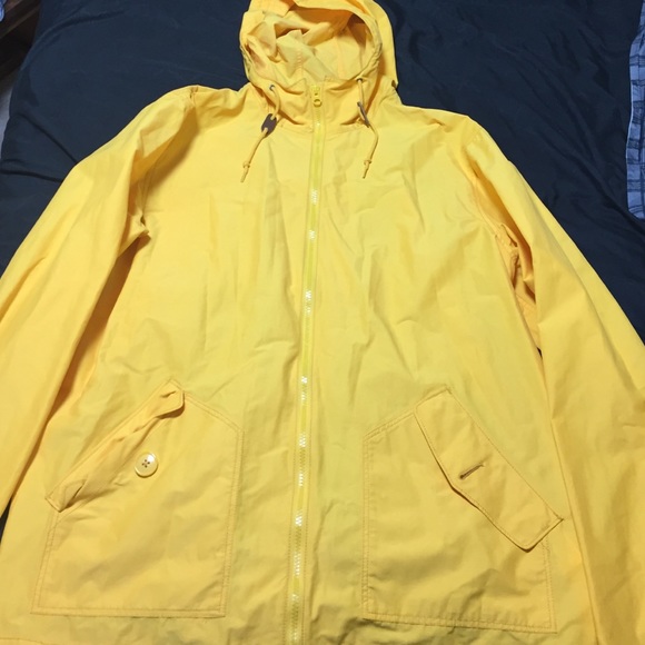 Yellow windbreaker