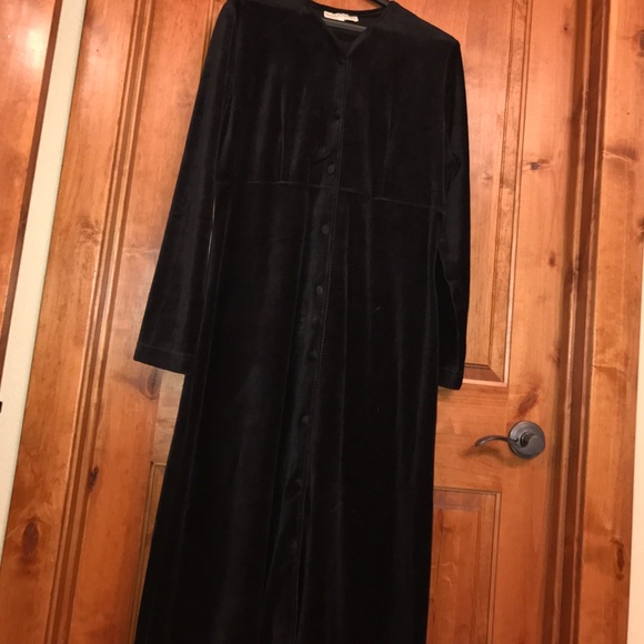 Long All Black Dress