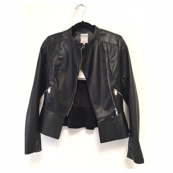 Brand New Zara Zipped Biker Jacket