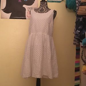 White lace dress