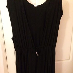 Black beach cover up