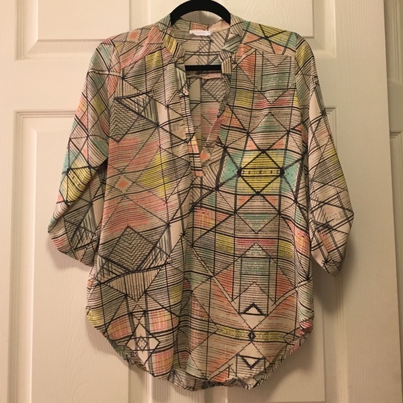Pastel Printed Blouse